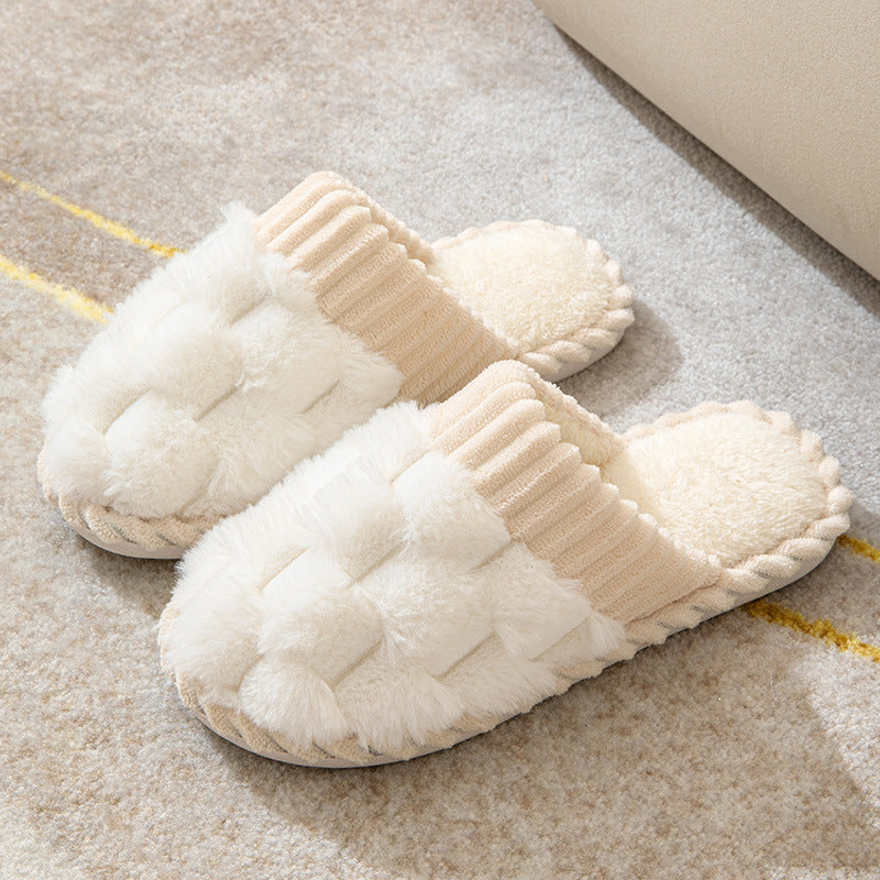 Women's Plush Slippers Street-wave With Soft Fur Lining for Cozy Luxury Comfort at Home
