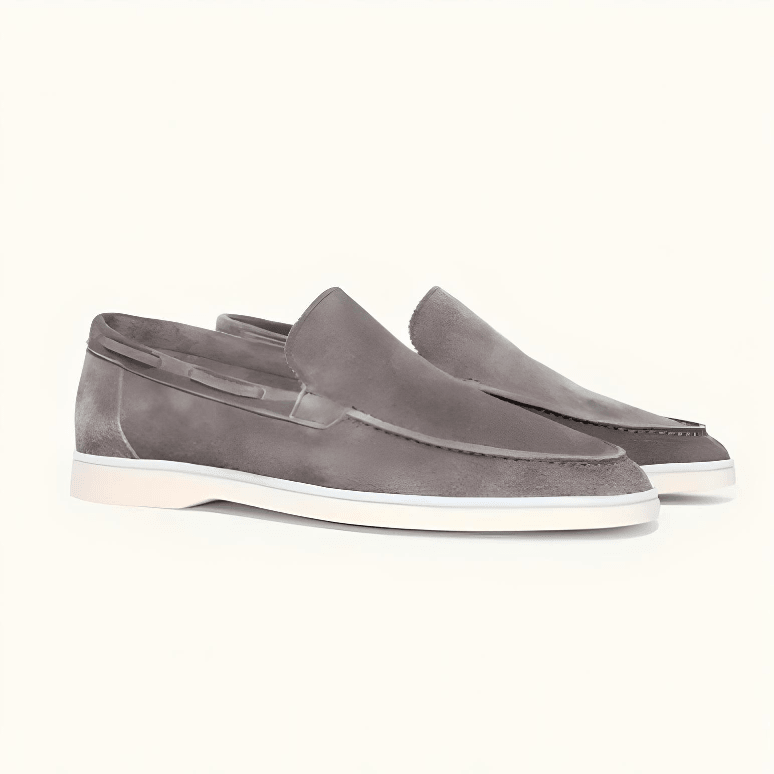 Street Wave Men's Leather Loafers for All Day Comfort, Premium Suede, Office to Casual