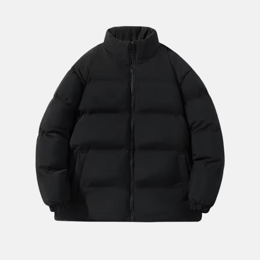 Street-Wave Mens Padded Jacket Relaxed Fit Water Resistant Quilted Insulation Stand Collar Nordisk Flair