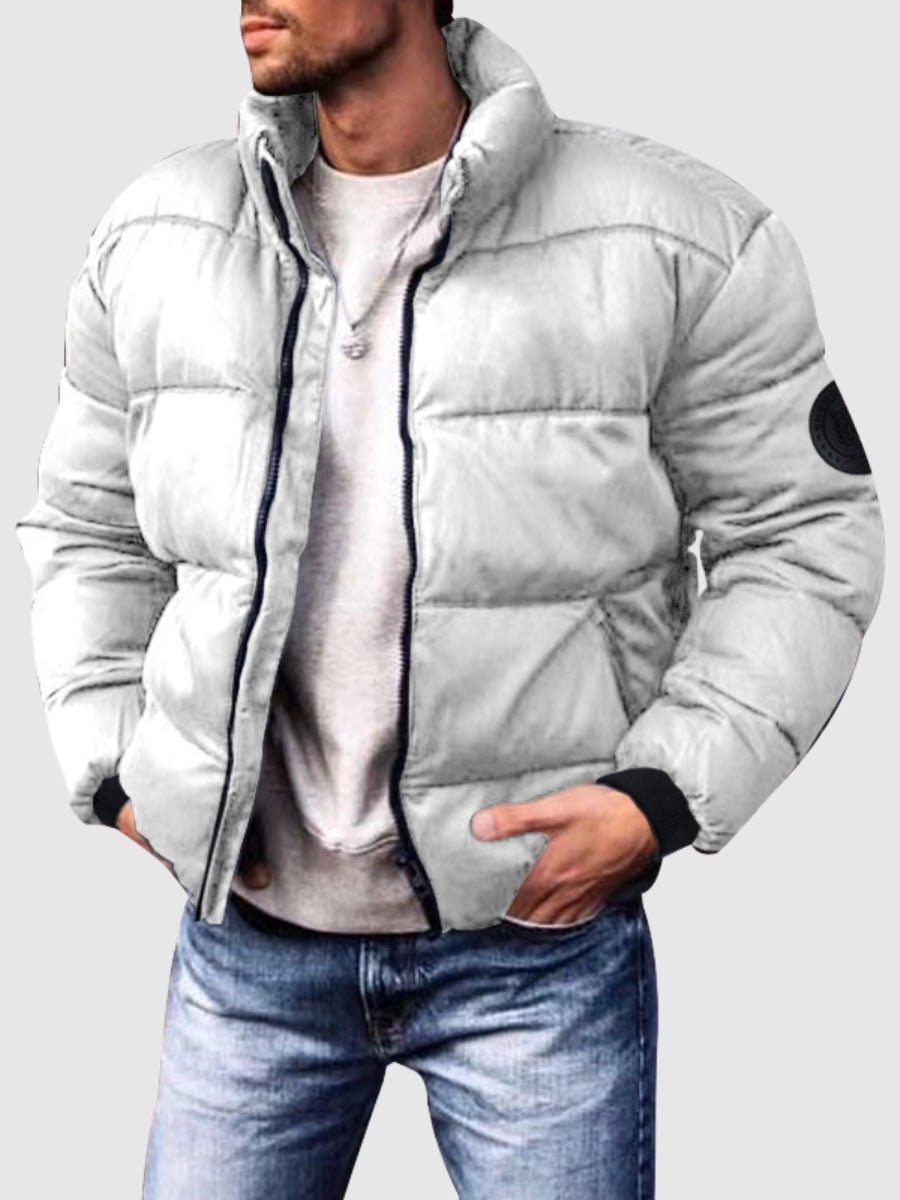 Street-wave Mens Puffer Winter Jacket Warm Cozy Insulated Polyester Coat For Men All Season Style