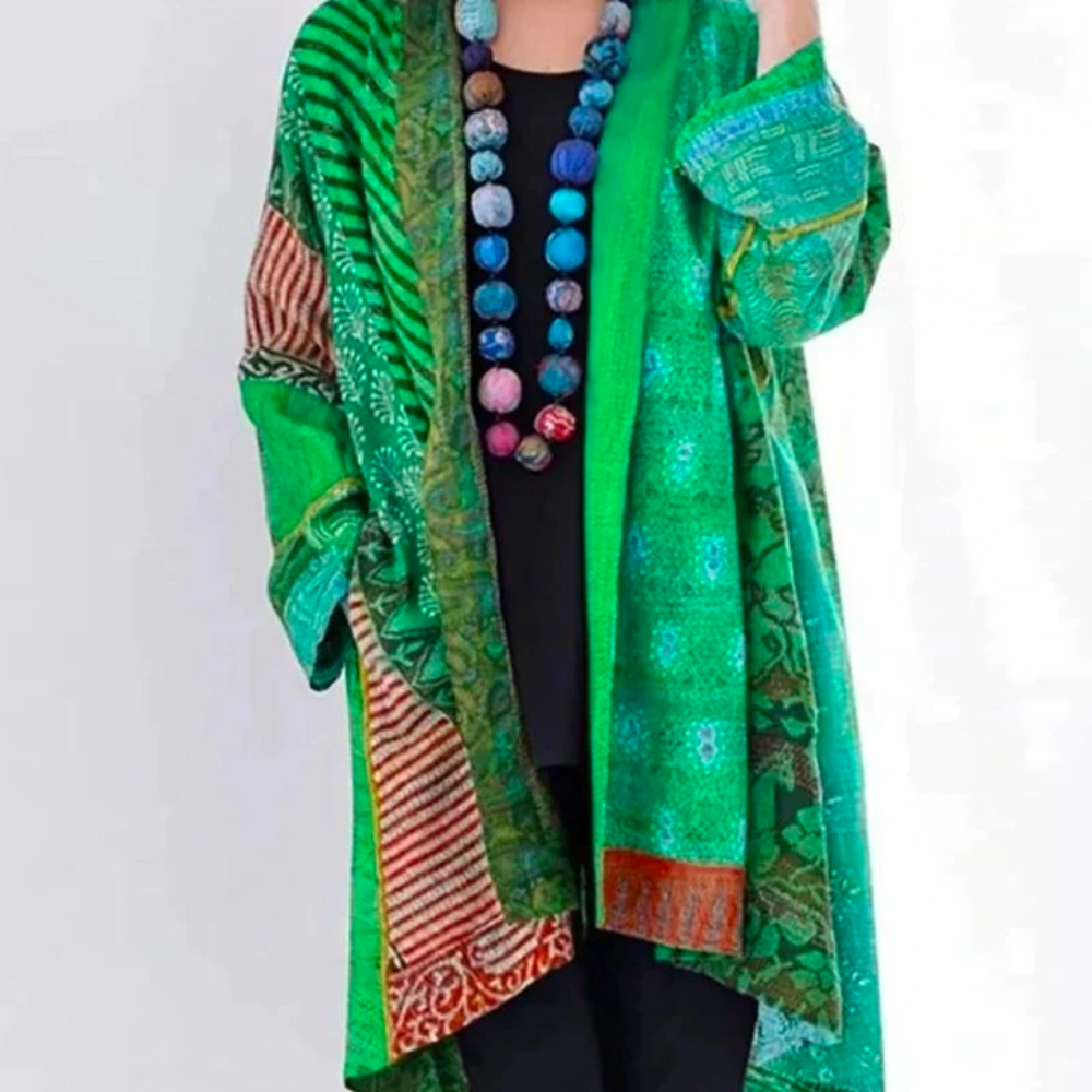 Street-wave Colorful Knit Vest For Women With Cozy Warmth And Bold Boho Style Cardigan