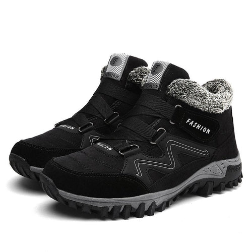 Street-wave Winter Outdoor Boots for Women With Warmth Non Slip Grip All Weather Traction