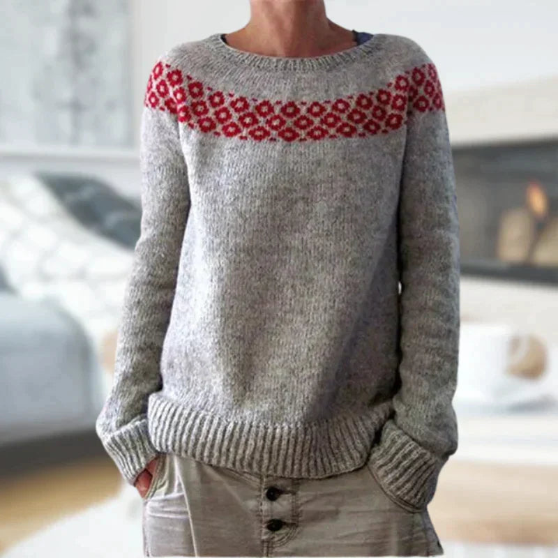 Street-Wave Cozy Knit Sweater For Women All Day Comfort Warmth And Trendy Style For Casual Everyday Wear