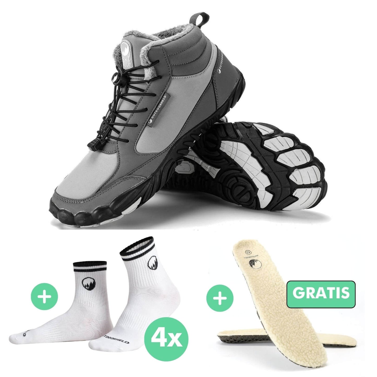 Orthopedic Winter Boots Street-Wave All Day Comfort Warmth And Arch Support For Foot Health