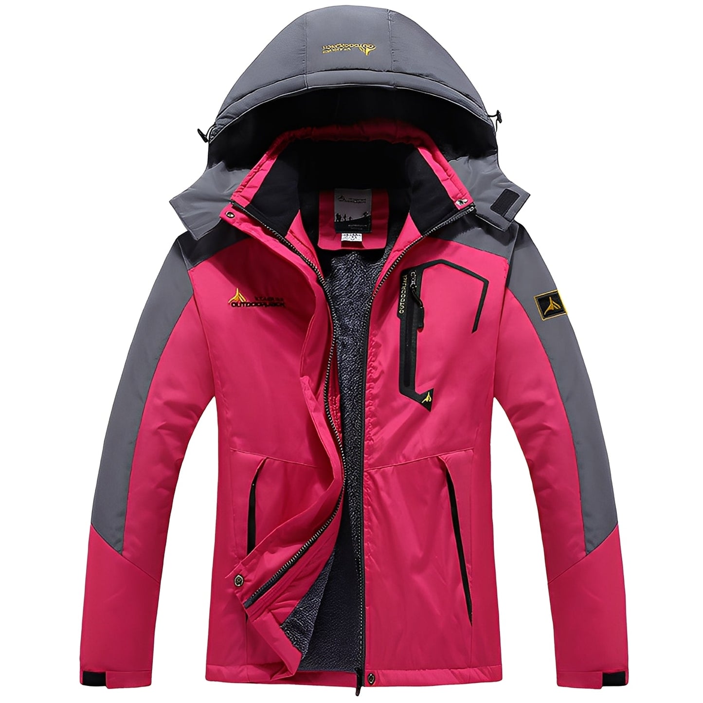 Street-Wave Womens Fleece-Lined Winter Jacket With Windproof Weatherproof Protection
