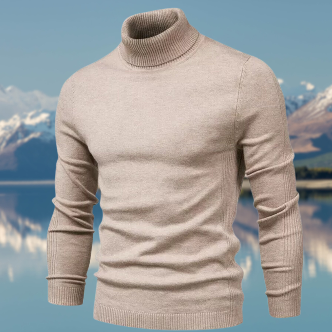 Street-wave Turtleneck Sweater With Cozy Multi-Layer Lining For Everyday Comfort Unisex Knit