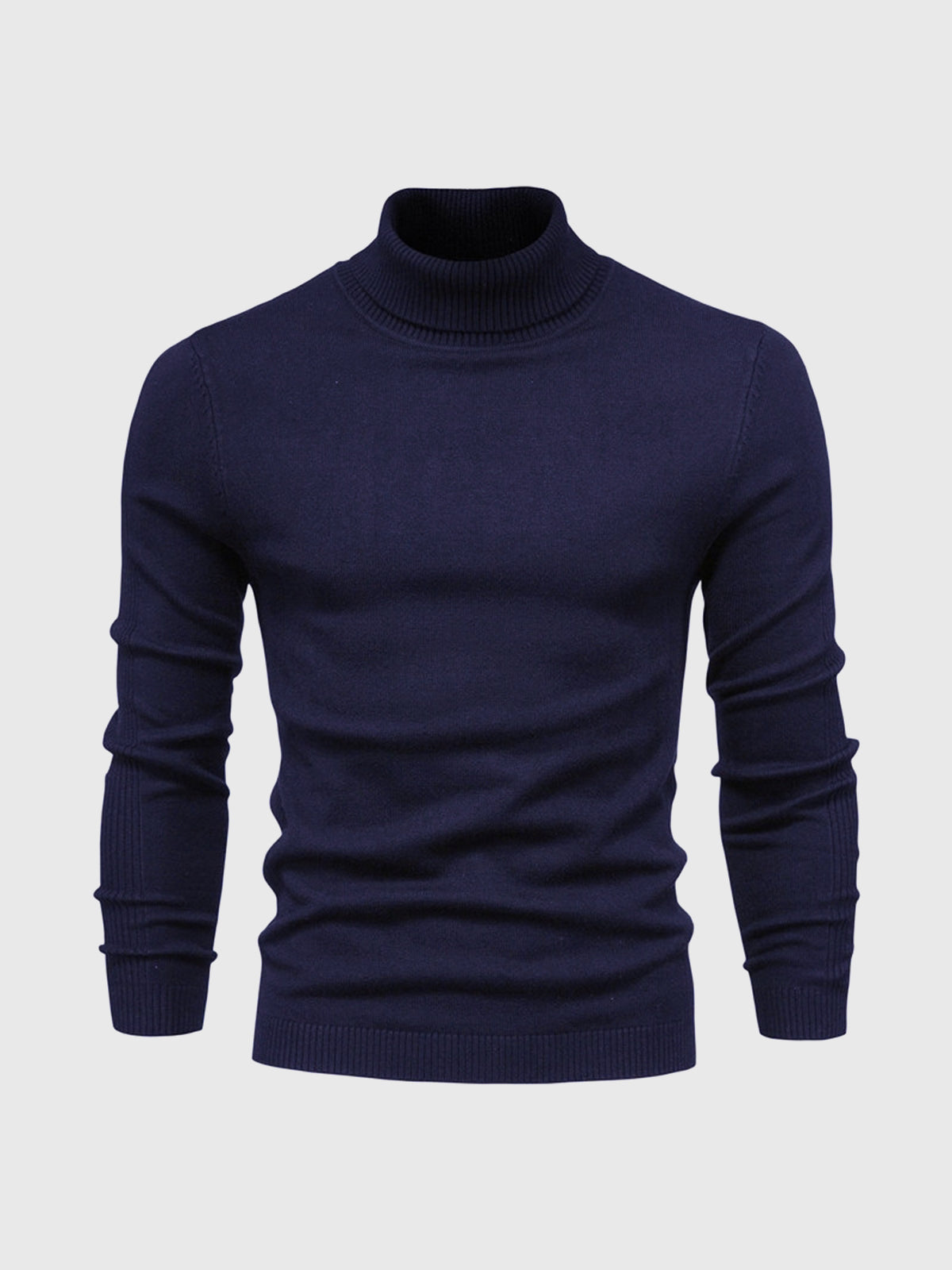 Turtleneck Sweater For Men Street Wave Machine Washable Cotton Soft Comfort Classic Fit