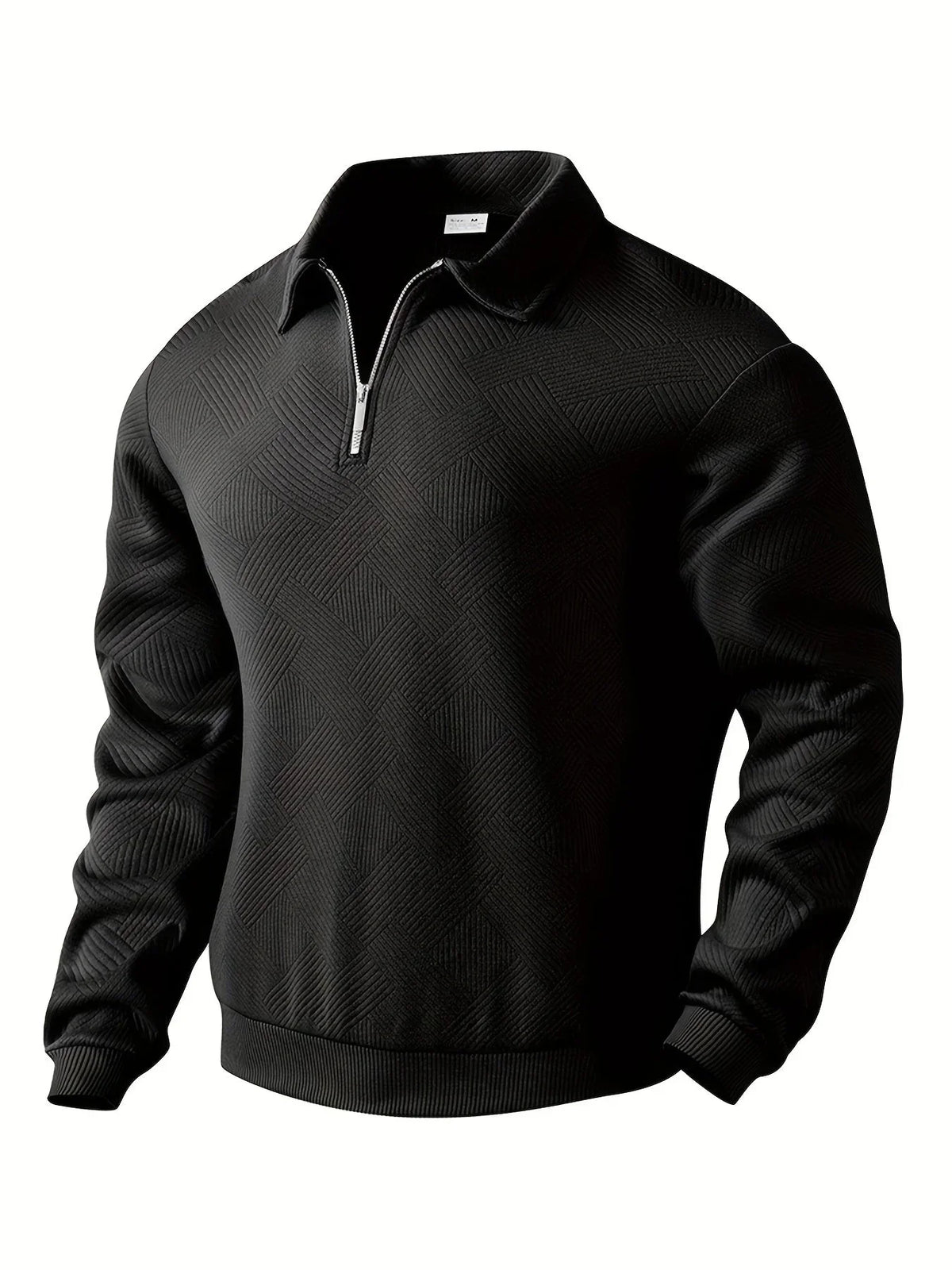Street-wave Pullover For Men Geometric Knit Warmth Vintage Style Cozy Comfort For Everyday Wear