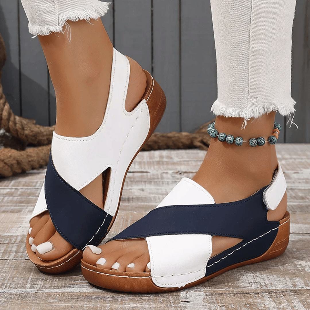 Nina Orthopedic Wedge Sandals