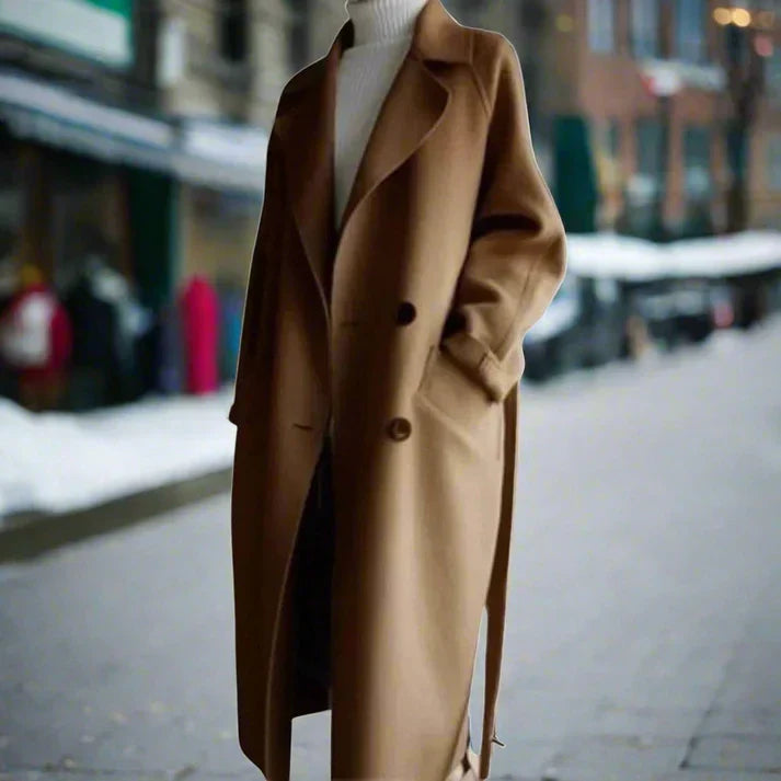 Street-wave Classic Long Women's Coat Timeless Elegance Warmth For Modern Women Chic