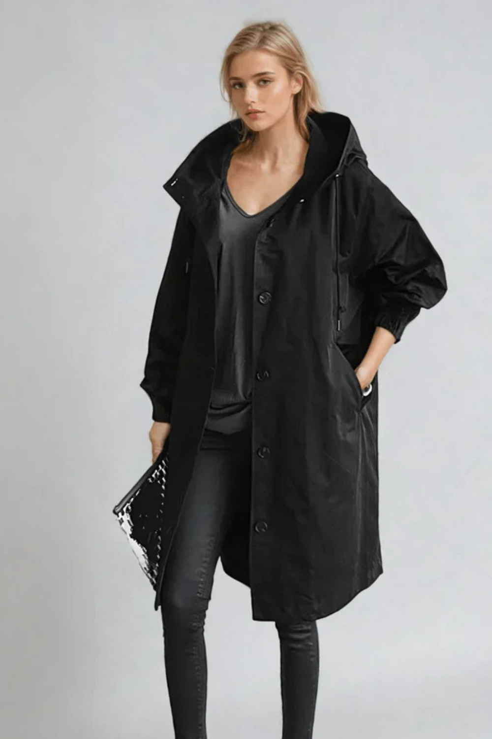 Street-Wave Julie Fleece-Lined Windproof Jacket For Women Water-Repellent Oversized Autumn Coat