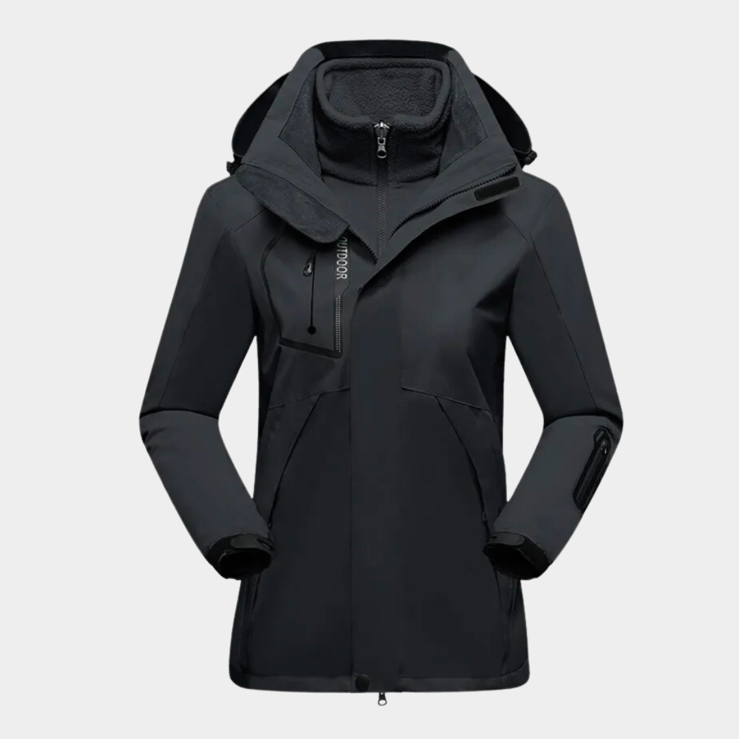 Street-wave Women Windbreaker Outdoor Jacket Waterproof Windproof Breathable All-Weather Warm