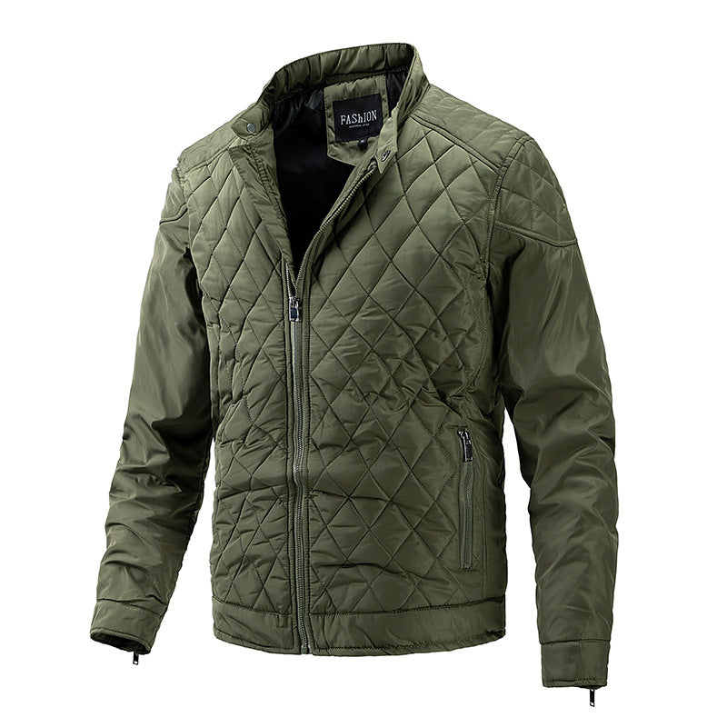 Street Wave Quilted Jacket For Men With Warmth And Style, Versatile All Weather Outerwear For Cold Days