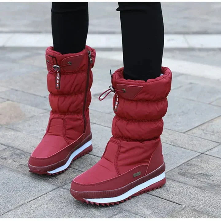 Streetwave Waterproof Winter Boots For Women Cozy Insulated Snow Boots All Weather