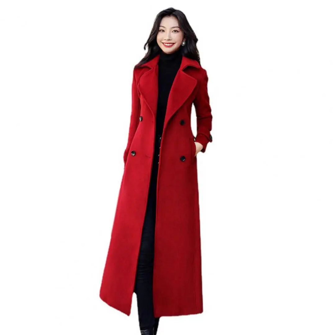 Street Wave Thermal Winter Jacket For Women Warm Long Coat For Cold Weather Chic