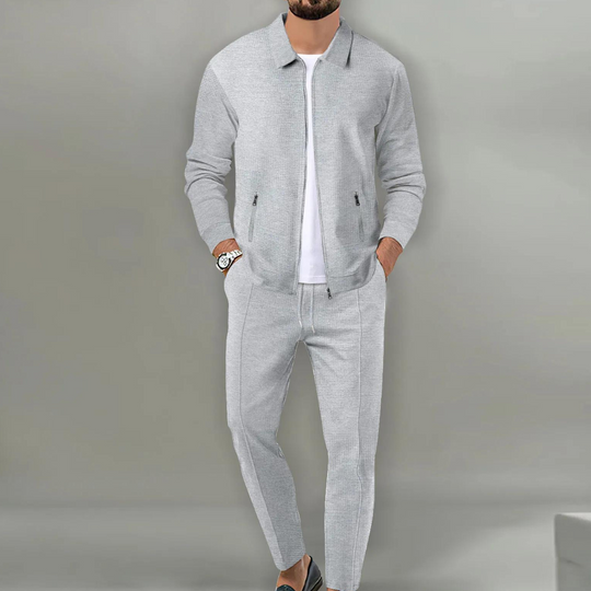 Men's Beige Suit Set by Street-wave Premium Versatile Comfort for Modern Men Office and Evening Wear