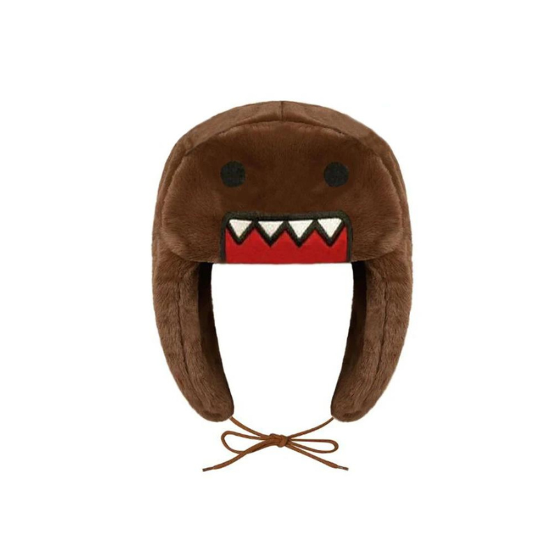 Cozy Plush Ushanka Hat With Adjustable Ear Flaps Cute Cartoon Design Lightweight And Warm Winter Accessory