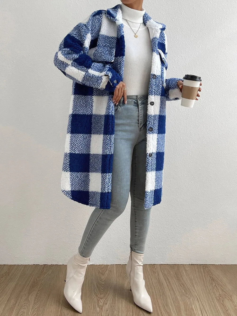 Plus Size Faux Fur Coat Streetwave With Warm Lining For Women Oversized Comfort