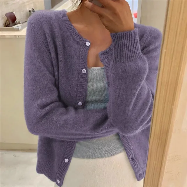 Street Wave Women Winter Cardigan Cozy Midweight Knit
