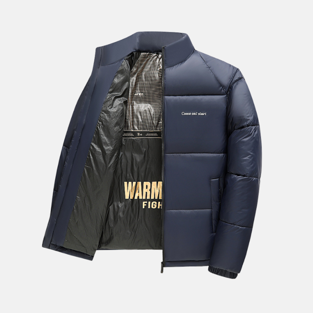Street-Wave Mens Puffer Coat With Insulation Loose Fit