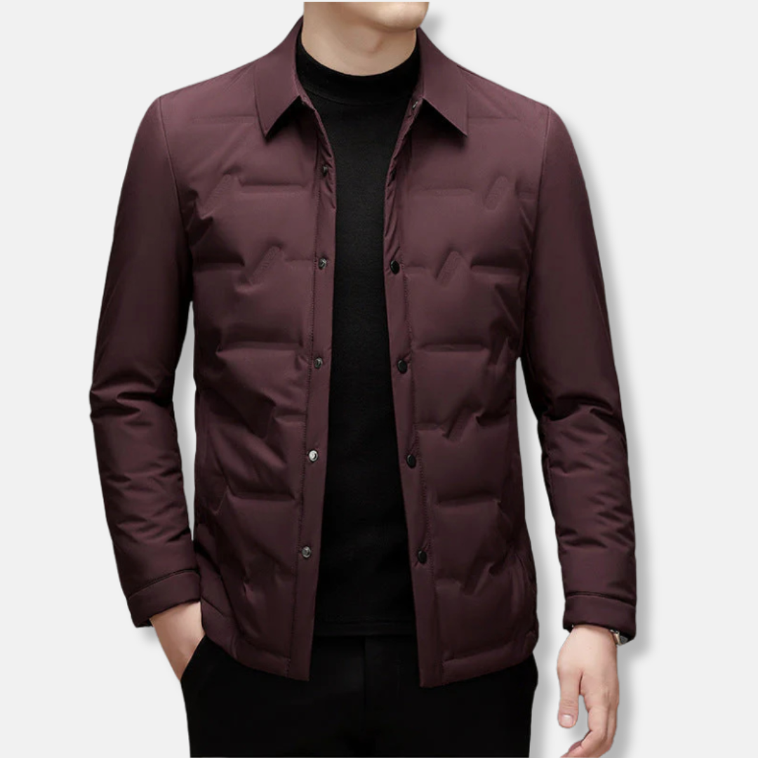 Street-Wave Men Down Jacket Slim Fit Water Resistant Warmth