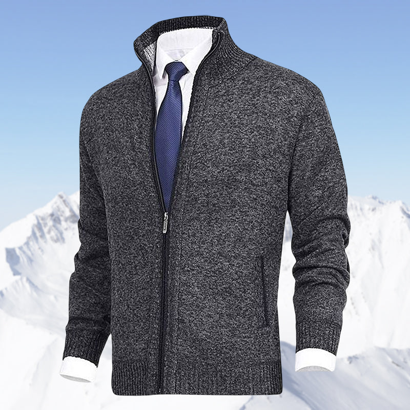 Street-wave Mens Zip Cardigan Premium Customizable Leisure Sweater For Modern Comfort And Style