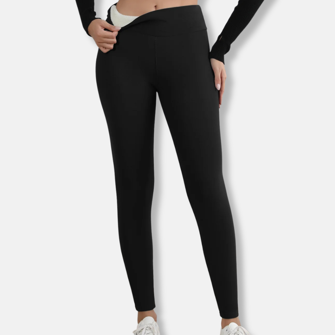 Nordisk-Flair Women's Plush Lined High Waist Leggings Full Length For Women