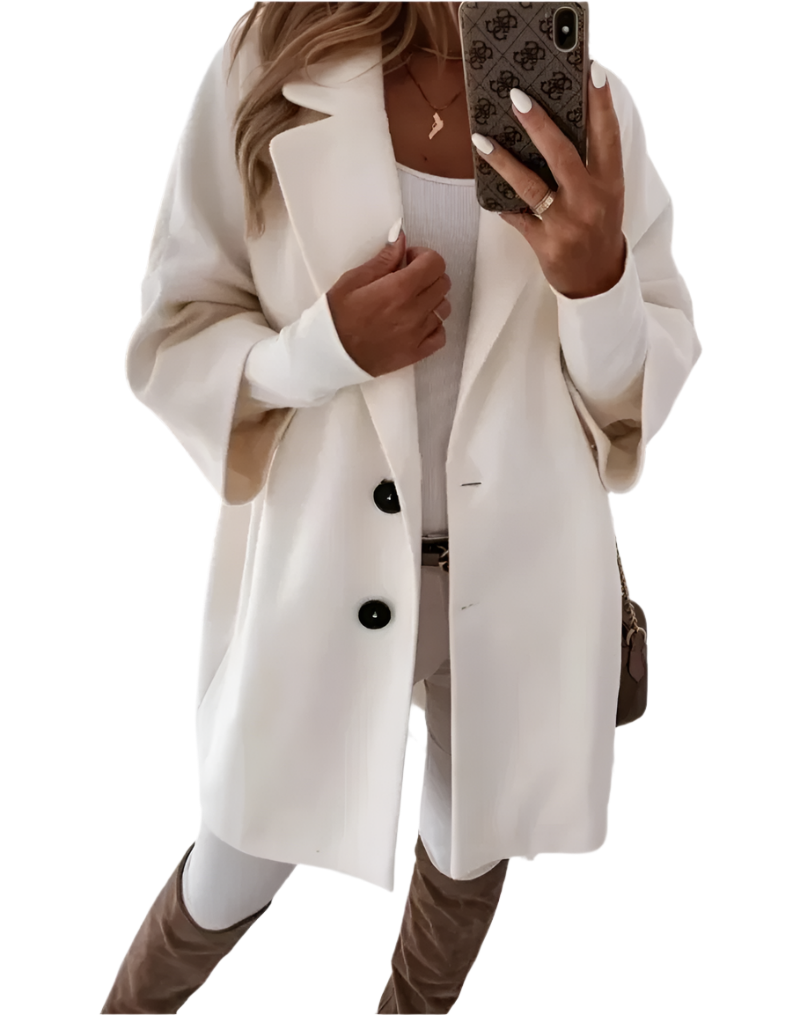 Street-wave Trench Coat For Women Timeless Elegance With Modern Fit And Button Details