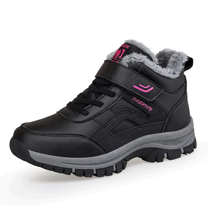 Street-Wave Thermal Boots for Cold Weather, Plush Fur Lining, Insulated Warmth for Men and Women
