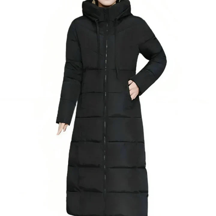 Street-Wave Long Puffer Jacket For Women Cozy Warmth Insulated Lining Stylish Winter Must-Have