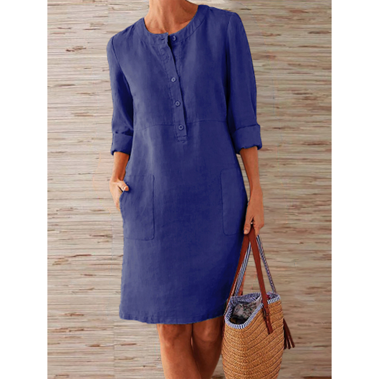 Aahlada Dress Streetwave Elegant Comfort All Day Women Timeless Minimalist Chic Effortless