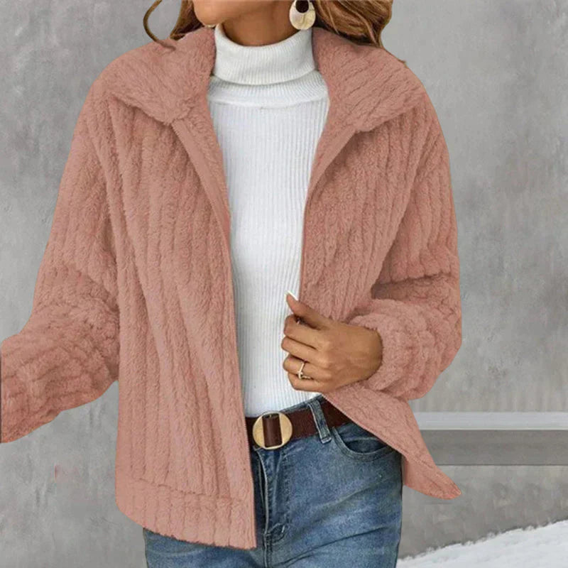 Street-wave Cropped Teddy Fleece Vest For Women Warm Cozy Soft Plush Outerwear For Cold Weather
