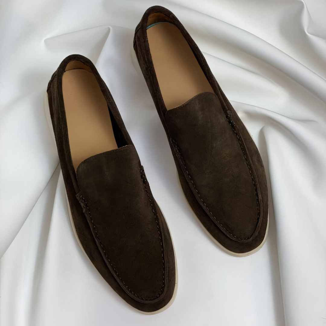 Street-Wave Mens Vintage PU Leather Loafers For Style Conscious Timeless Comfort Seekers Everyday Wear