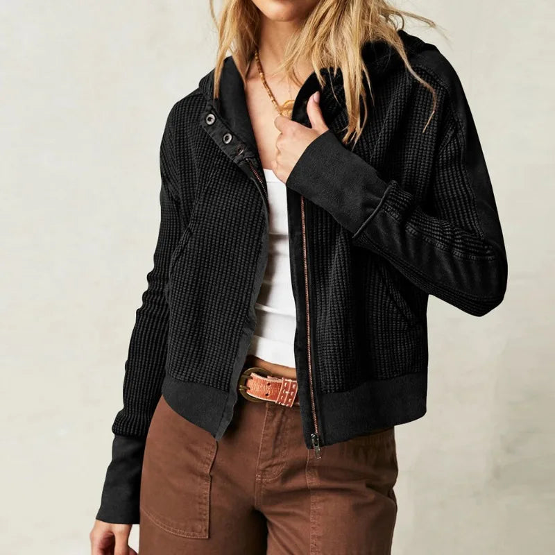Street-wave Hoodie With Structured Textured Fabric Soft Comfortable Everyday Wear For Men And Women