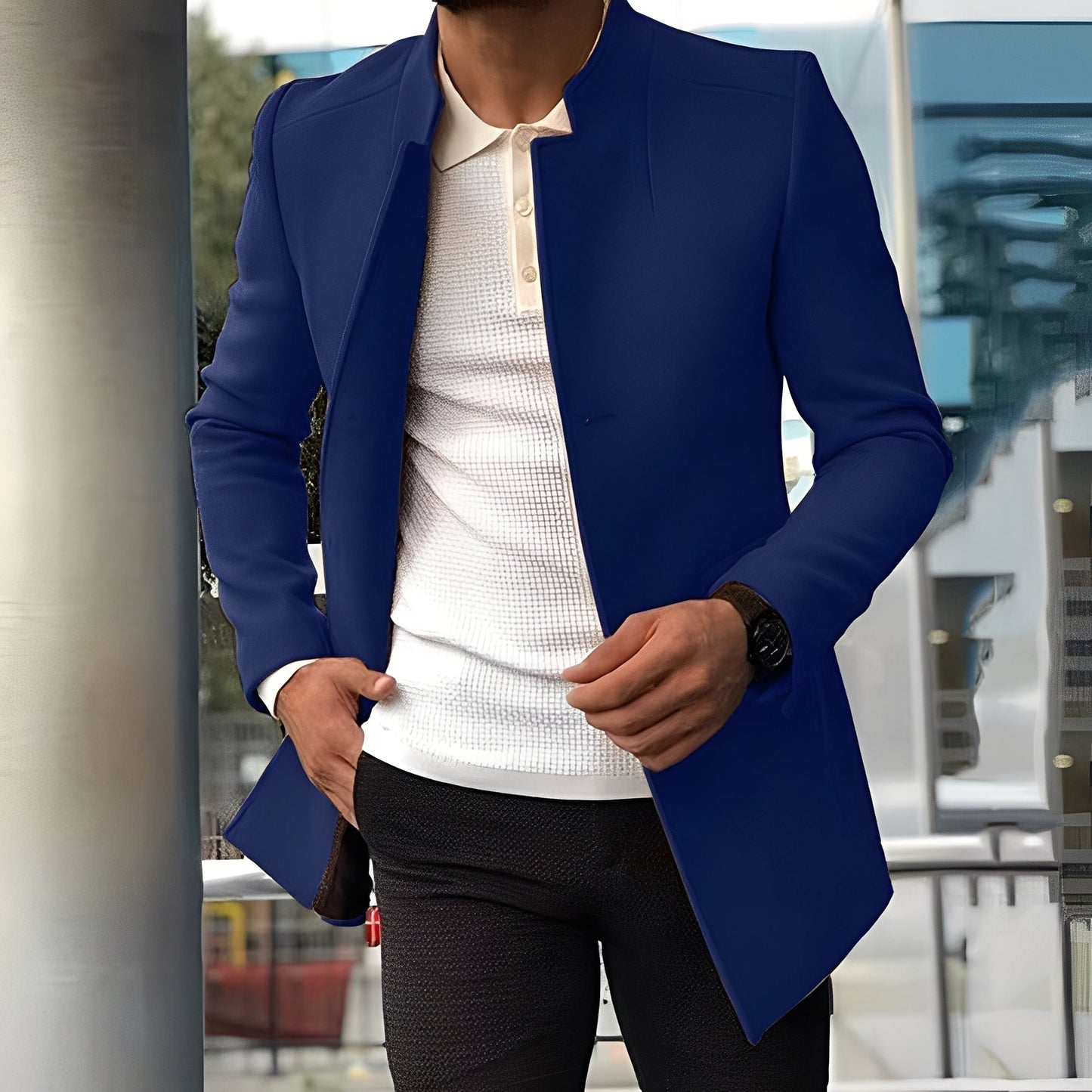 Street-Wave Premium Slim Fit Jacket For Men Elegant Warmth And Comfort All Day Everyday Style