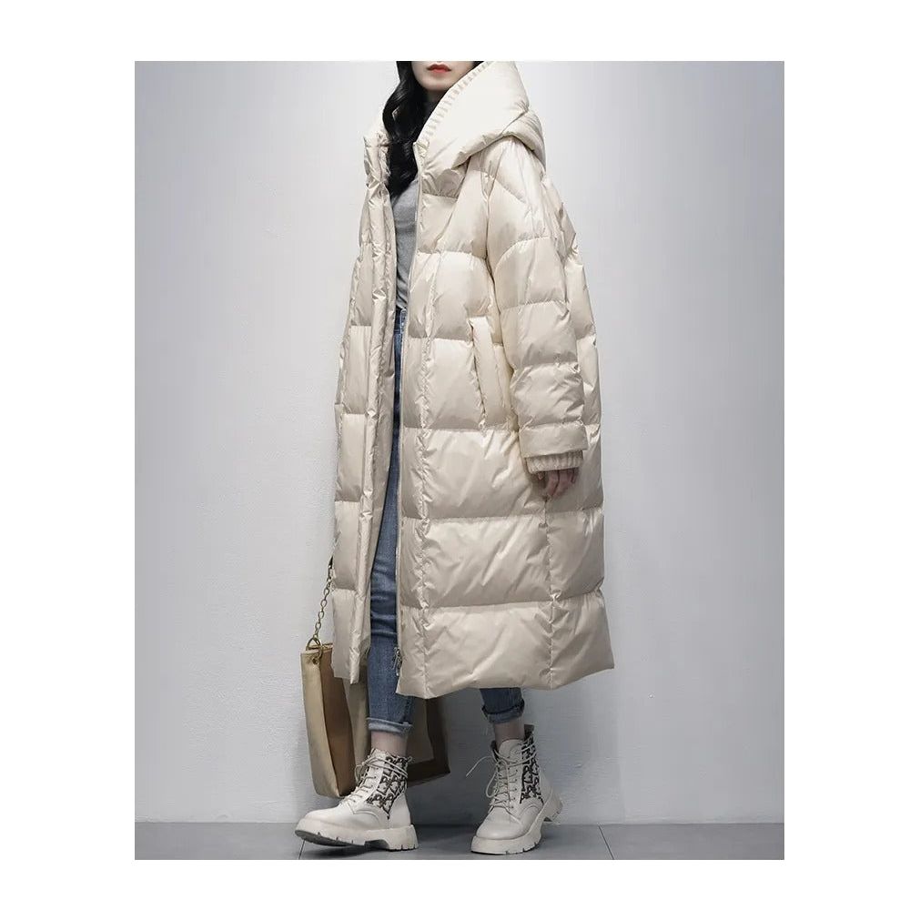 Streetwave Womens Longline Puffer Coat Warmth And Style For Daily And Formal Winter