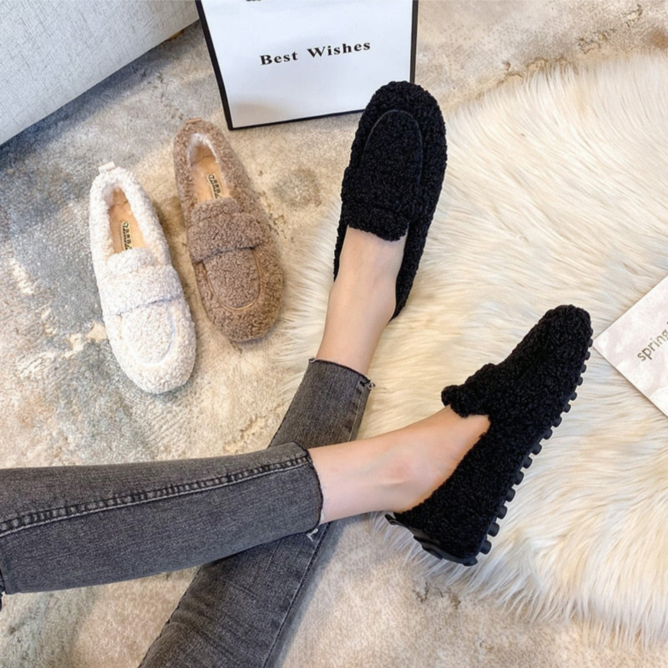 Street Wave Womens Slippers Luxury Plush Comfort For Cozy Home And Everyday Relaxation