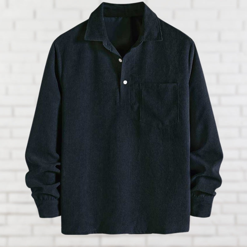 Street-Wave Corduroy Shirt For Men Soft Comfortable Everyday Timeless Style Wardrobe Essential