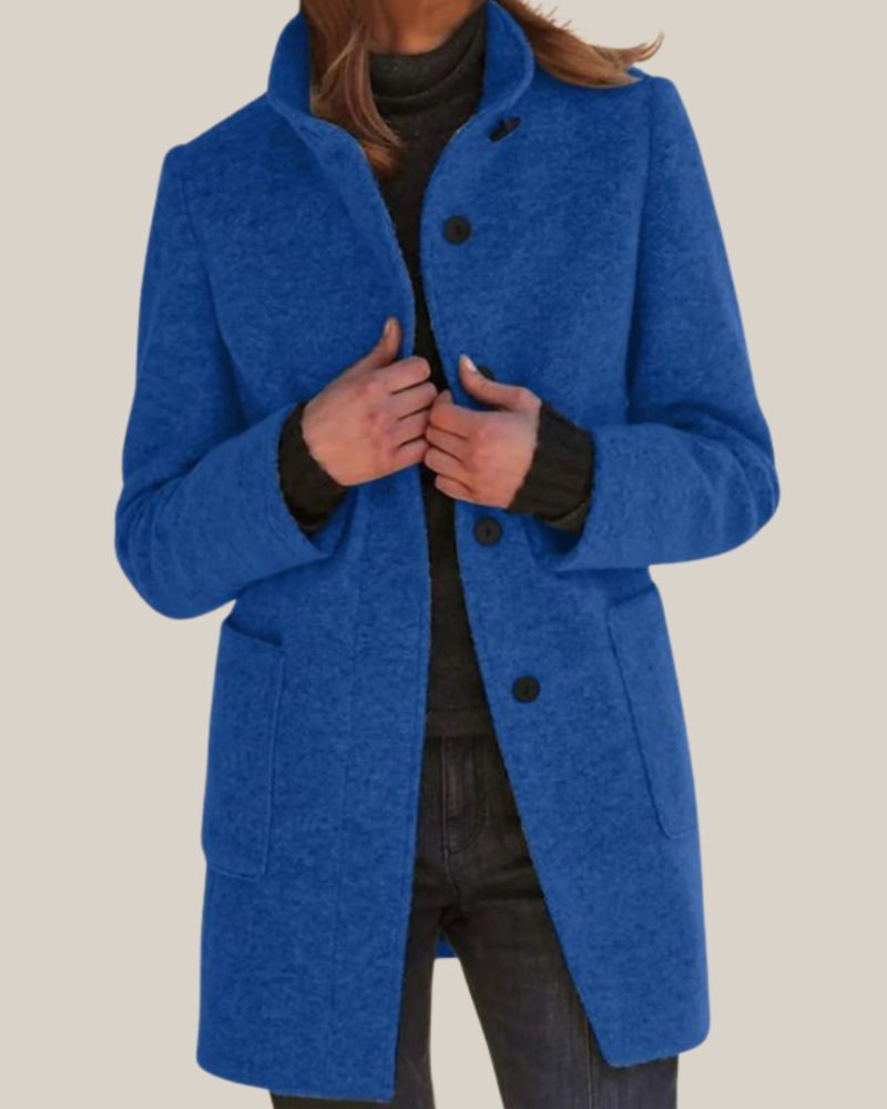 Street-wave Emerald Green Coat For Women, Classic Yet Stylish Winter Jacket, Warm And Cozy Outerwear
