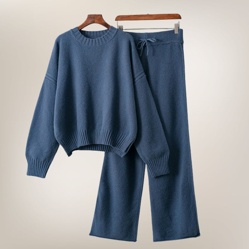 Street Wave Sophie Breathable Knit Set for Women Effortless Comfort