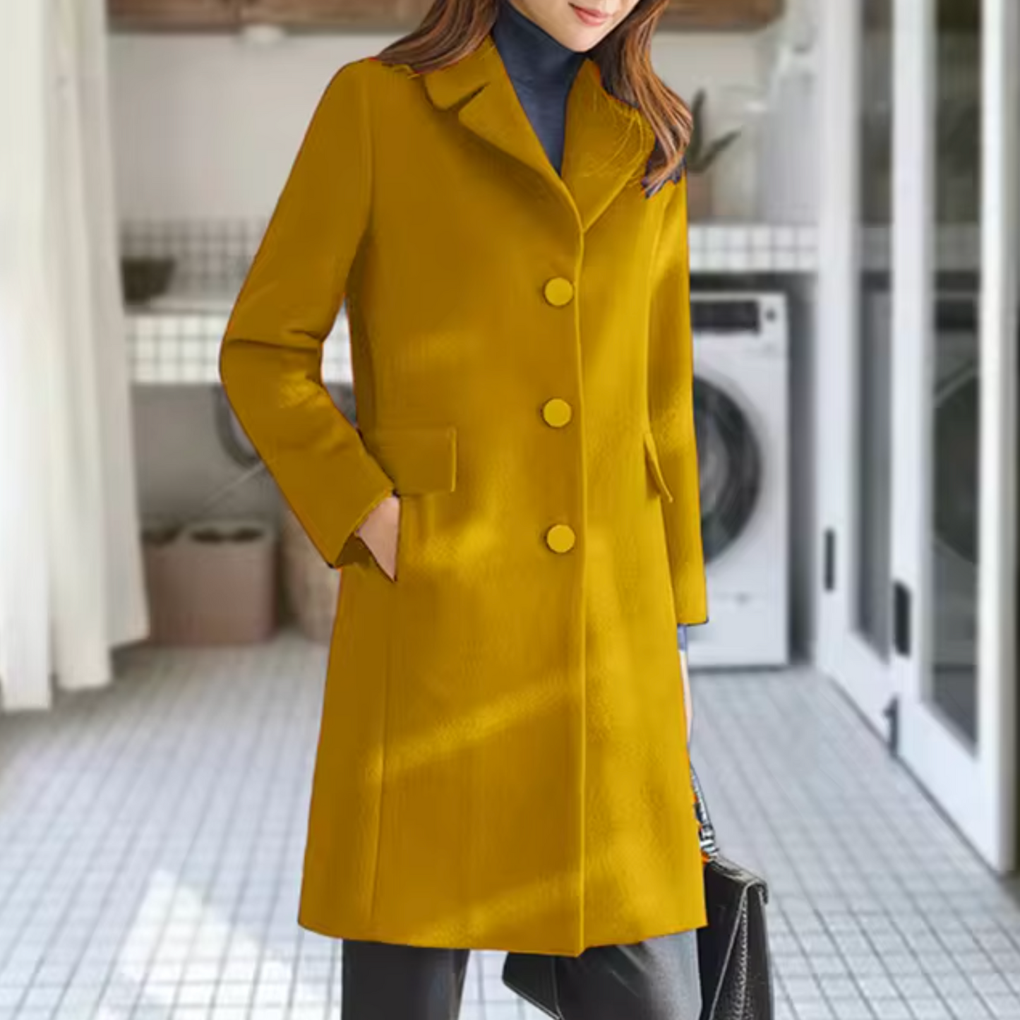 Street-wave Womens Winter Coat With Sleek Fit Warmth And Modern Style For Professional Women