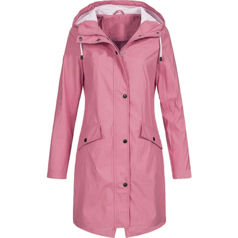 Streetwave Waterproof Womens Hooded Rain Jacket For Outdoor Enthusiasts And Urban Wear