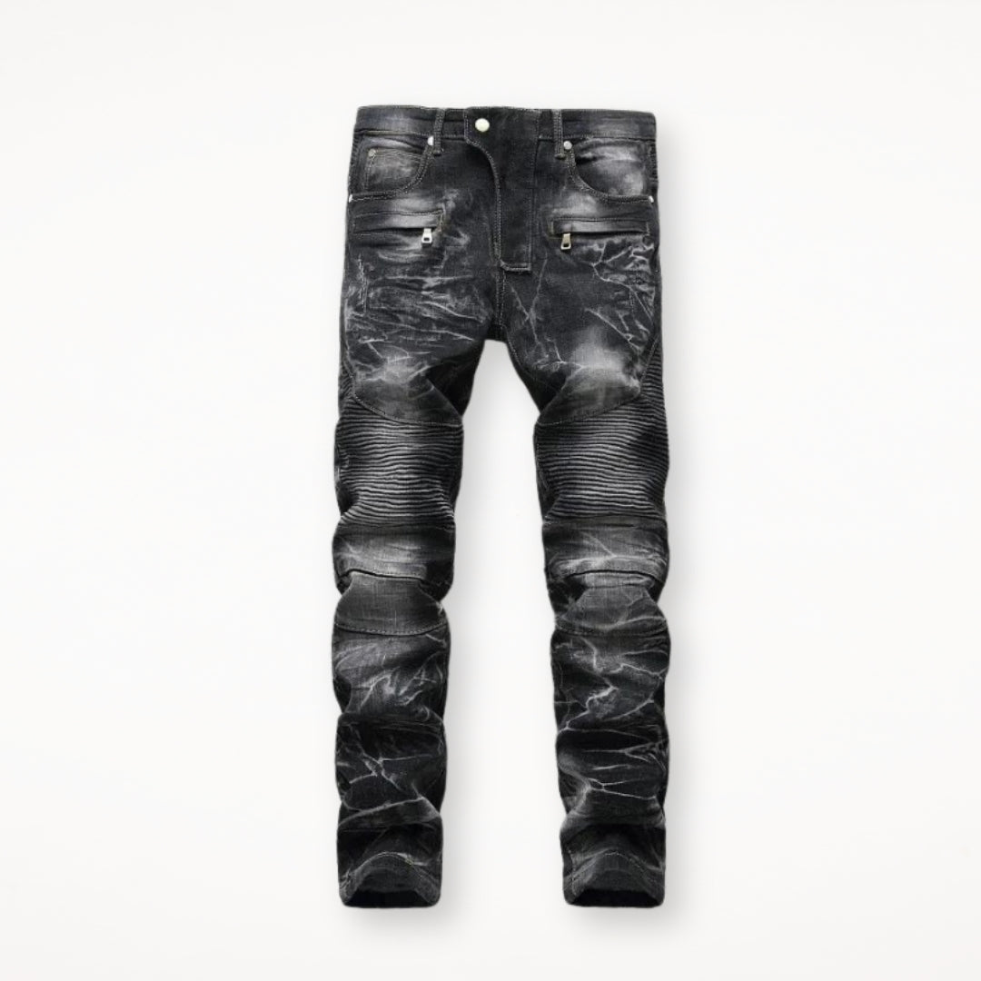 Motorcycle Jeans For Men By Streetwave Nostalgic Retro Biker Style With Durable Comfort And Vintage Denim