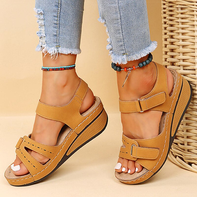 Street-wave Womens Comfort Sandals With Luxurious Orthopedic Support For Comfort Conscious Women