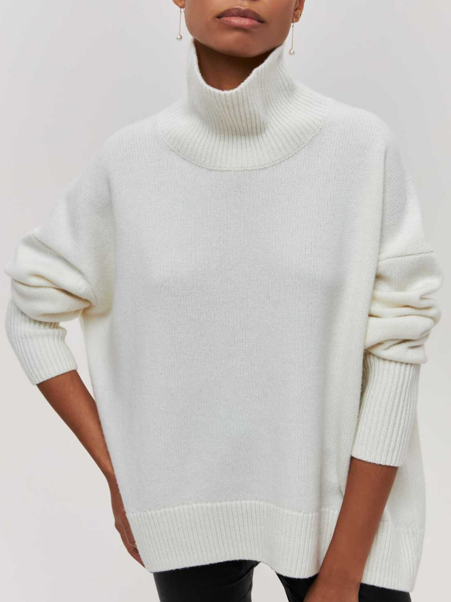 Streetwave Womens Turtleneck Sweater Cozy With High Neck For Elegant Winter Style And Warmth