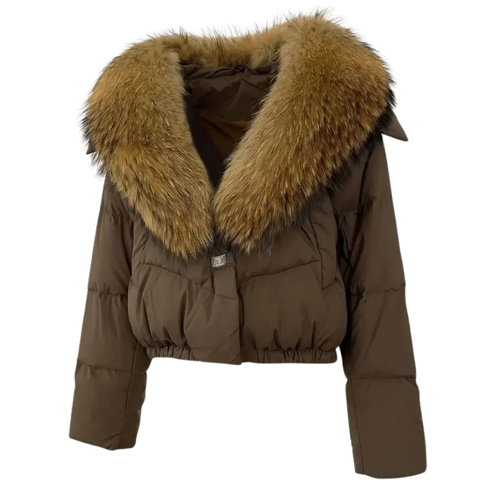 Waylynn Mia Women Puffer Jacket Detachable Fur Collar Insulated Cozy