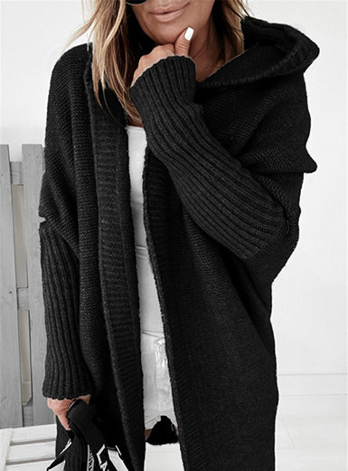 Street-Wave Womens Cozy Chunky Knit Cardigan Vest For Chic Versatile Layering Everyday Wardrobe Essential