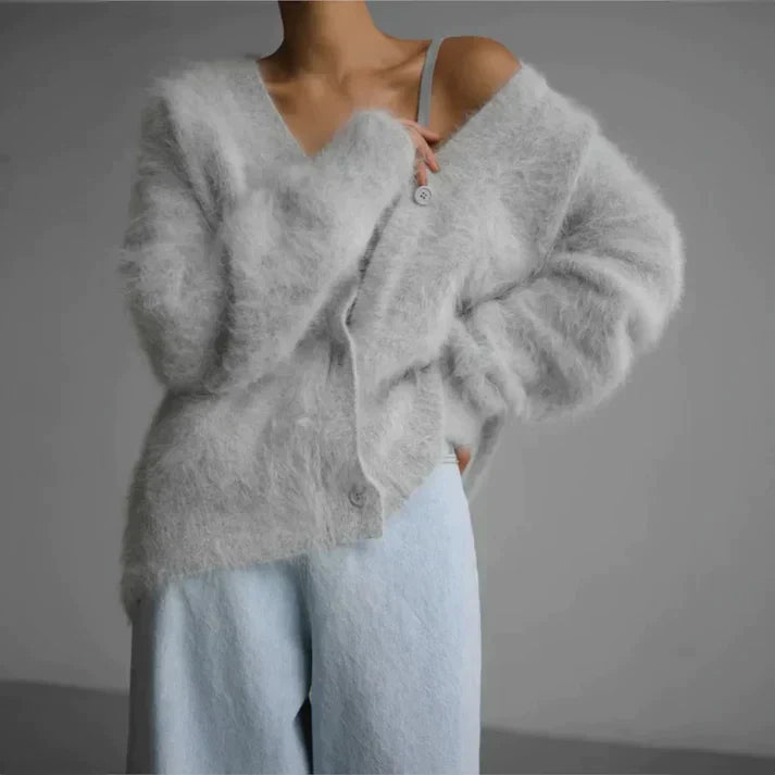 Street-Wave Cashmere Cardigan For Women Soft Cozy Luxury Knitwear With Elegant Fit And Durable Comfort