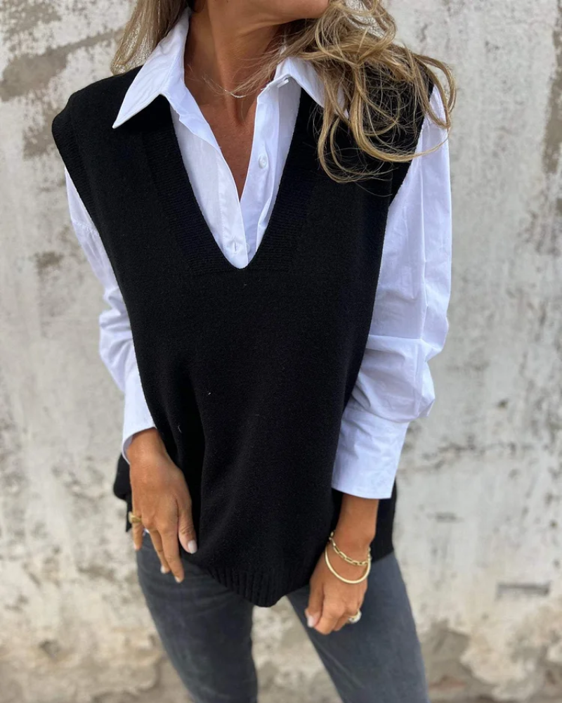 Women's Knit Cardigan with Soft Fabric and Relaxed Fit