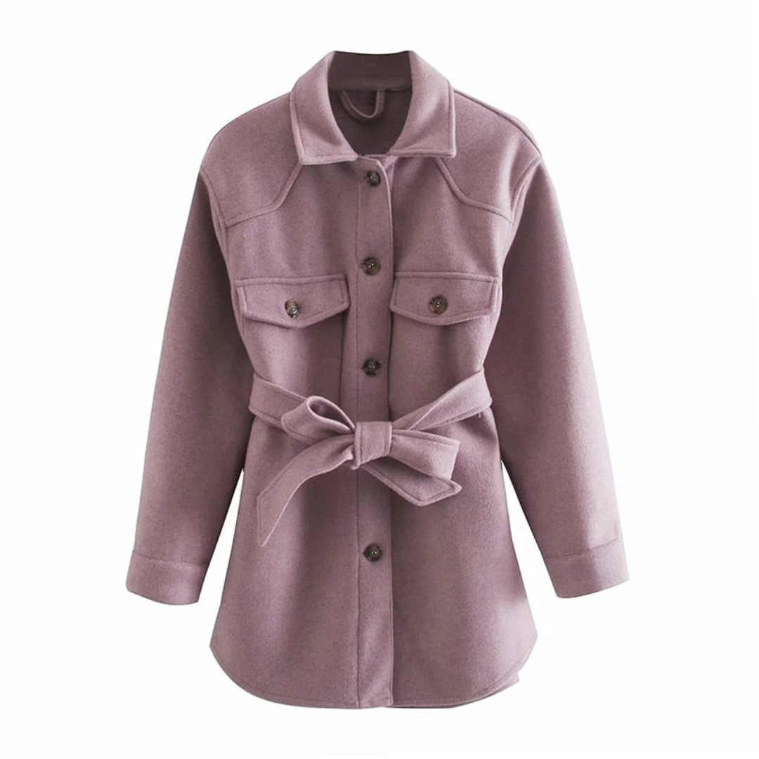 Streetwave Belted Long Coat For Women Warm Winter Coat With Elegant Silhouette And Premium Comfort